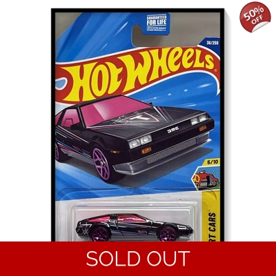 2025 Hot Wheels Mainline DMC Delorean [Black] #36/#250